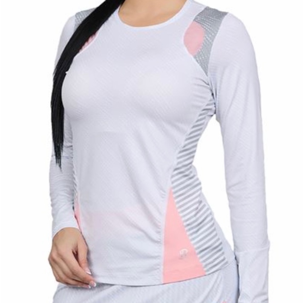 Sofibella NWT! Cosmopolitan long sleeve tennis top